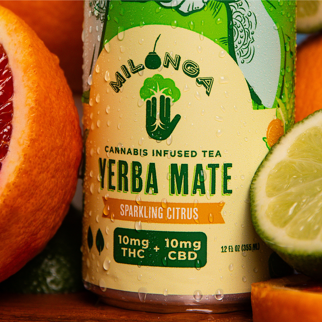 Citrus Yerba Mate Drinks (CBD/THC Infused 5-10 mg)