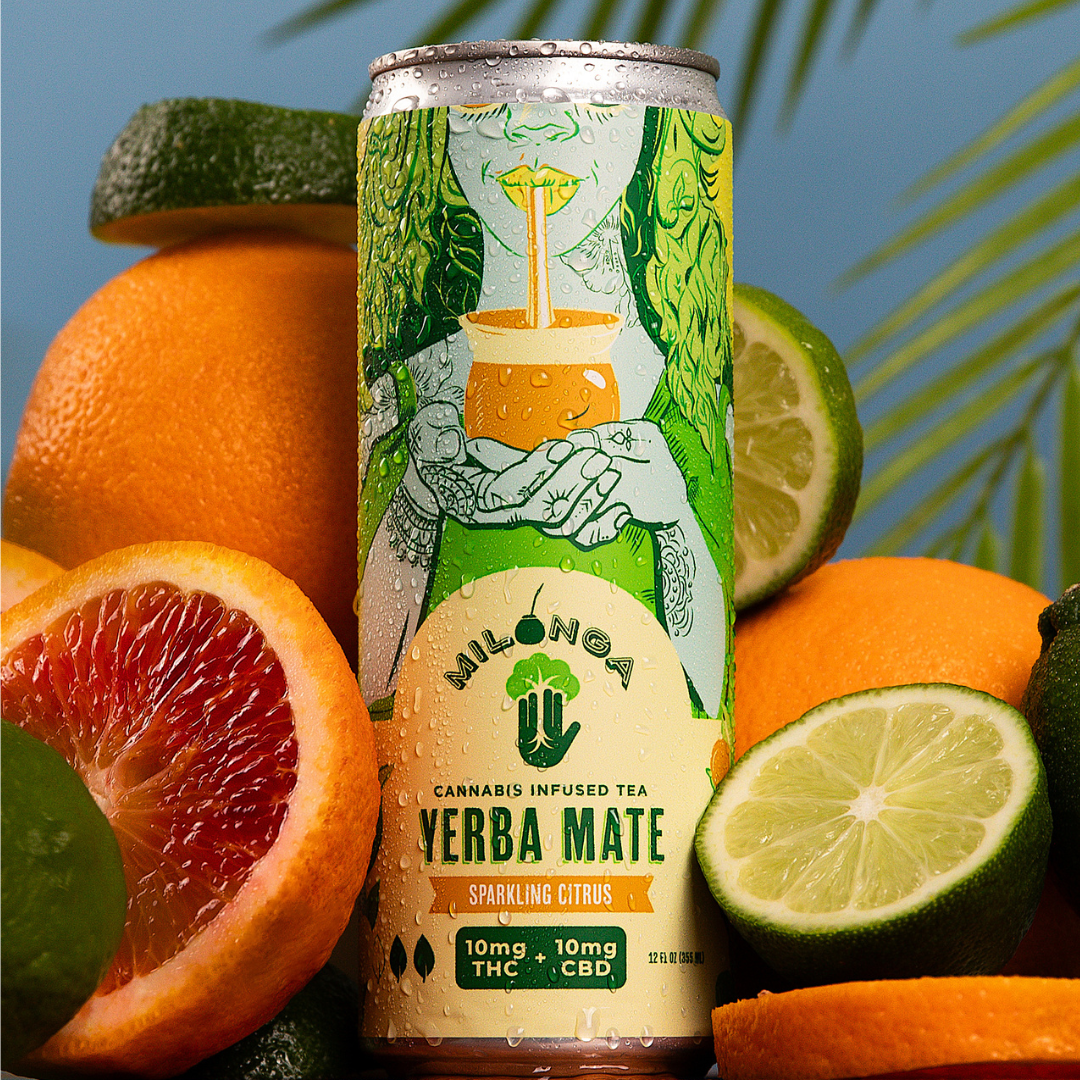 Citrus Yerba Mate Drinks (CBD/THC Infused 5-10 mg)