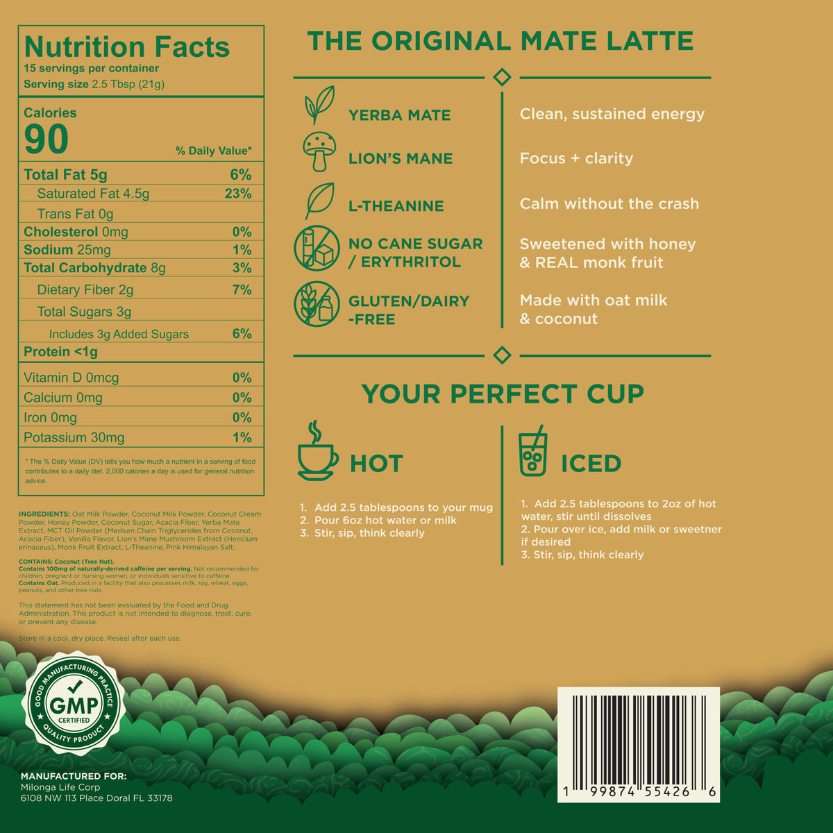 The Original Mate Latte - Vanilla